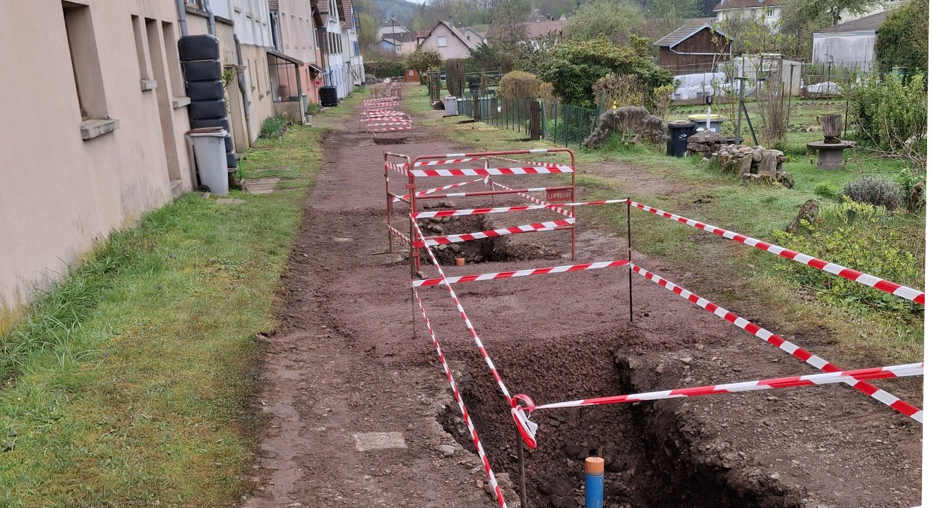 Réception des travaux de renouvellement d’une canalisation d’eau potable à Servance